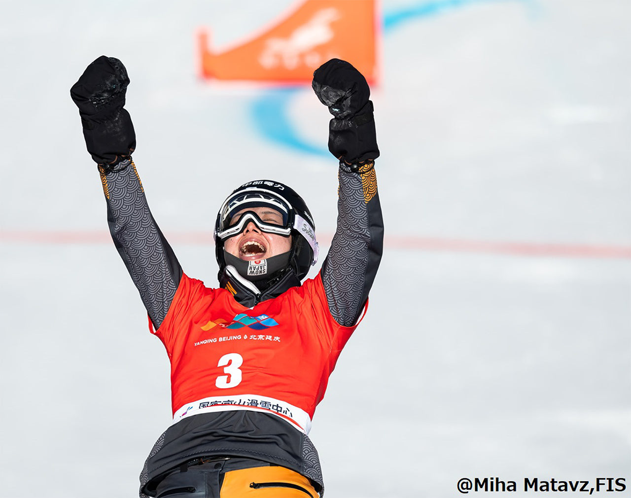 スノーボードW杯で 三木つばき選手が優勝しました!
