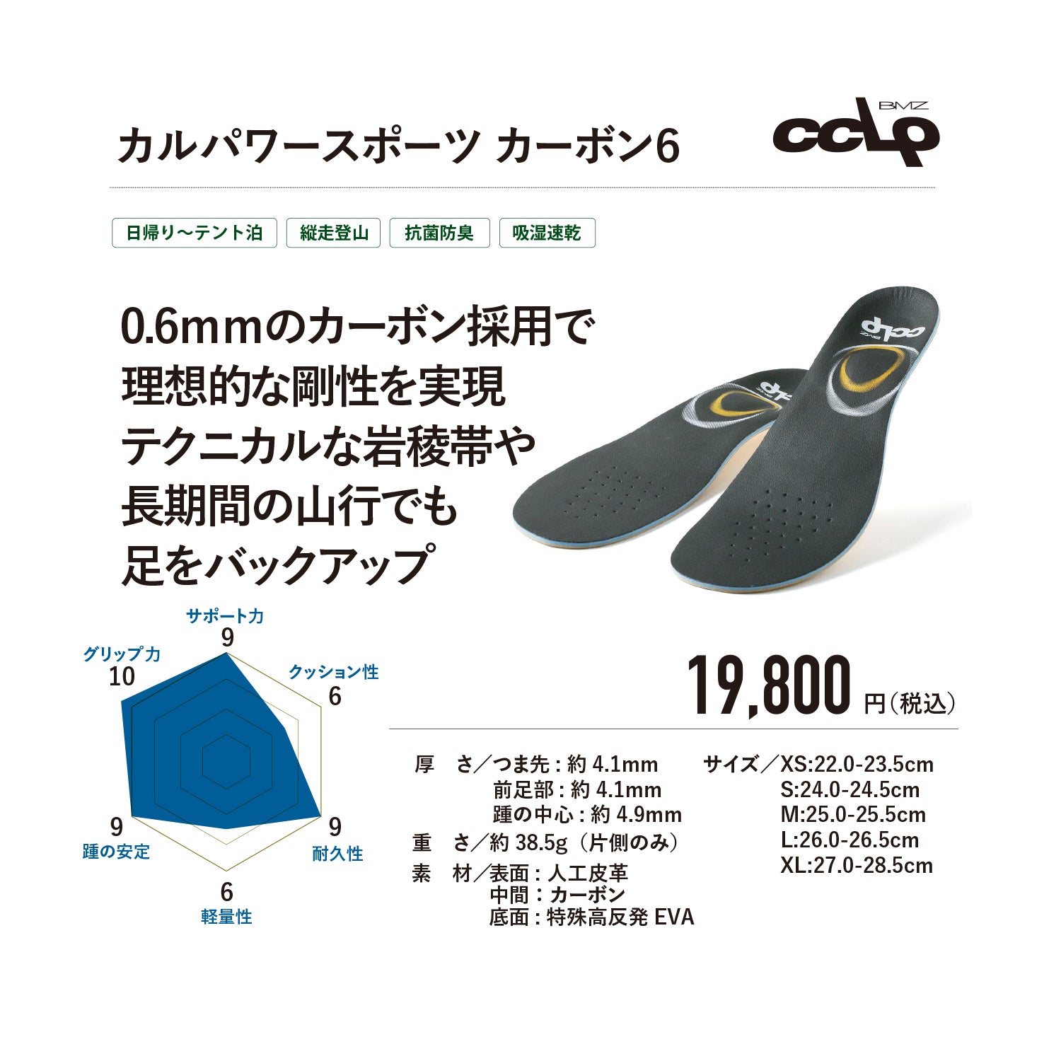 カルパワースポーツ カーボン6